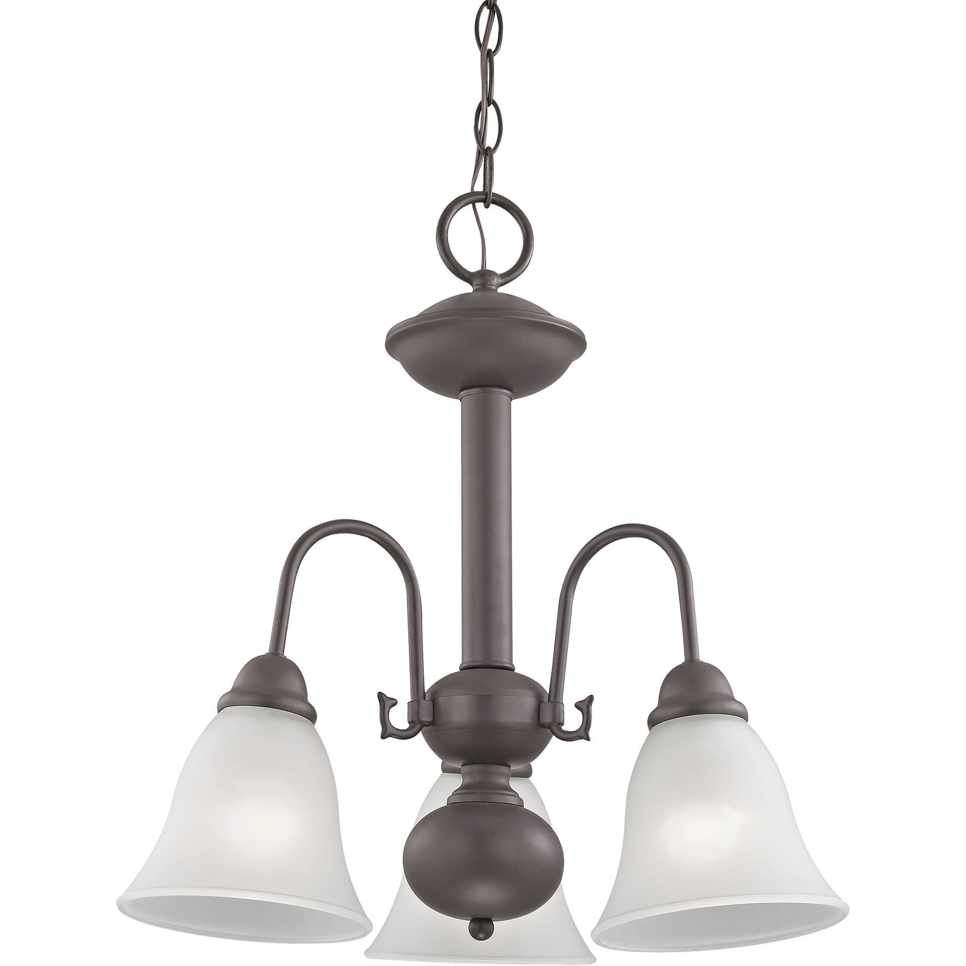 Bellingham 3 Light 19 inch Oil Rubbed Bronze Chandelier Ceiling Light