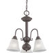 Bellingham 3 Light 19 inch Oil Rubbed Bronze Chandelier Ceiling Light