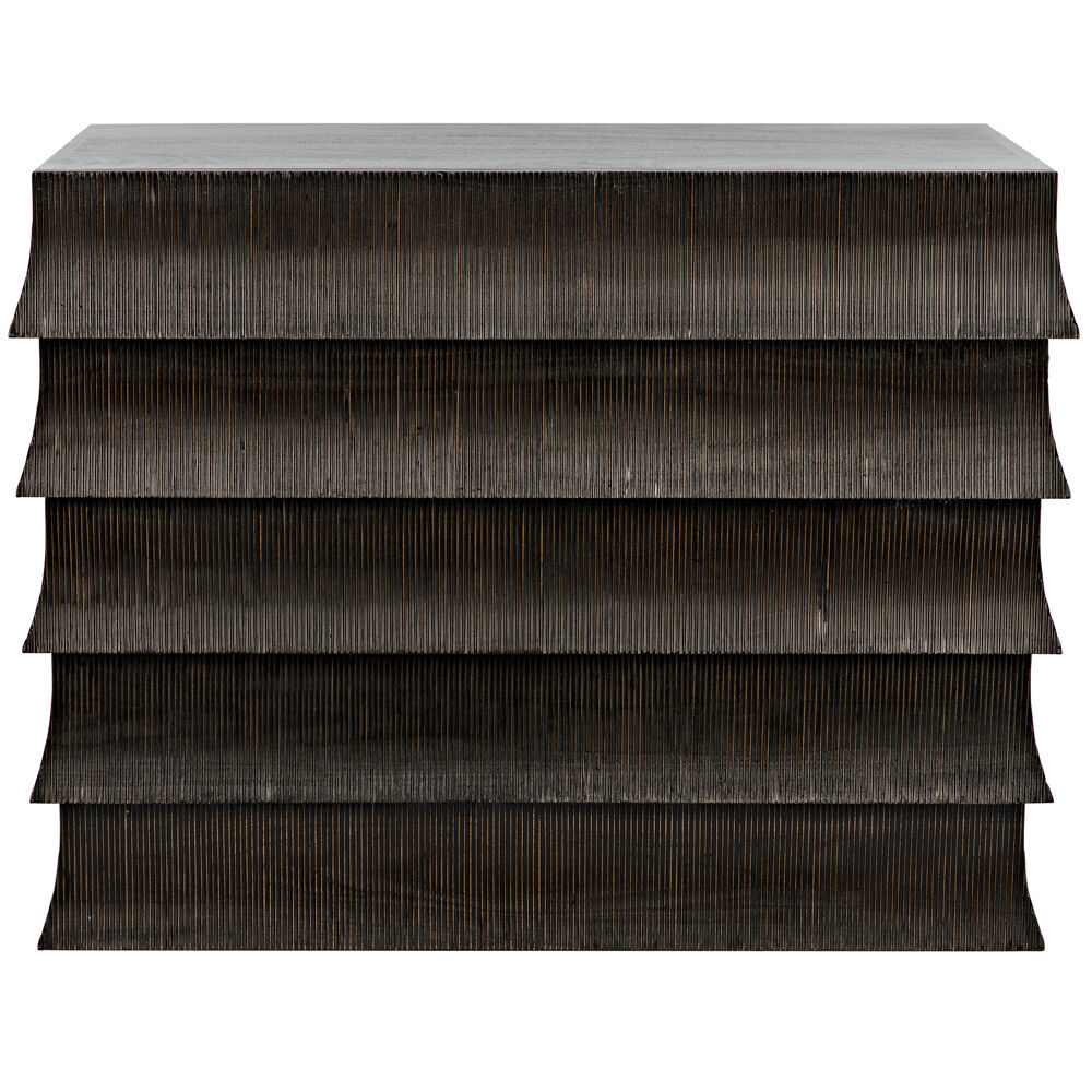 Ava Hand Rubbed Black Dresser