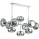 Nottingham 10 Light 21.75 inch Polished Nickel Chandelier Ceiling Light