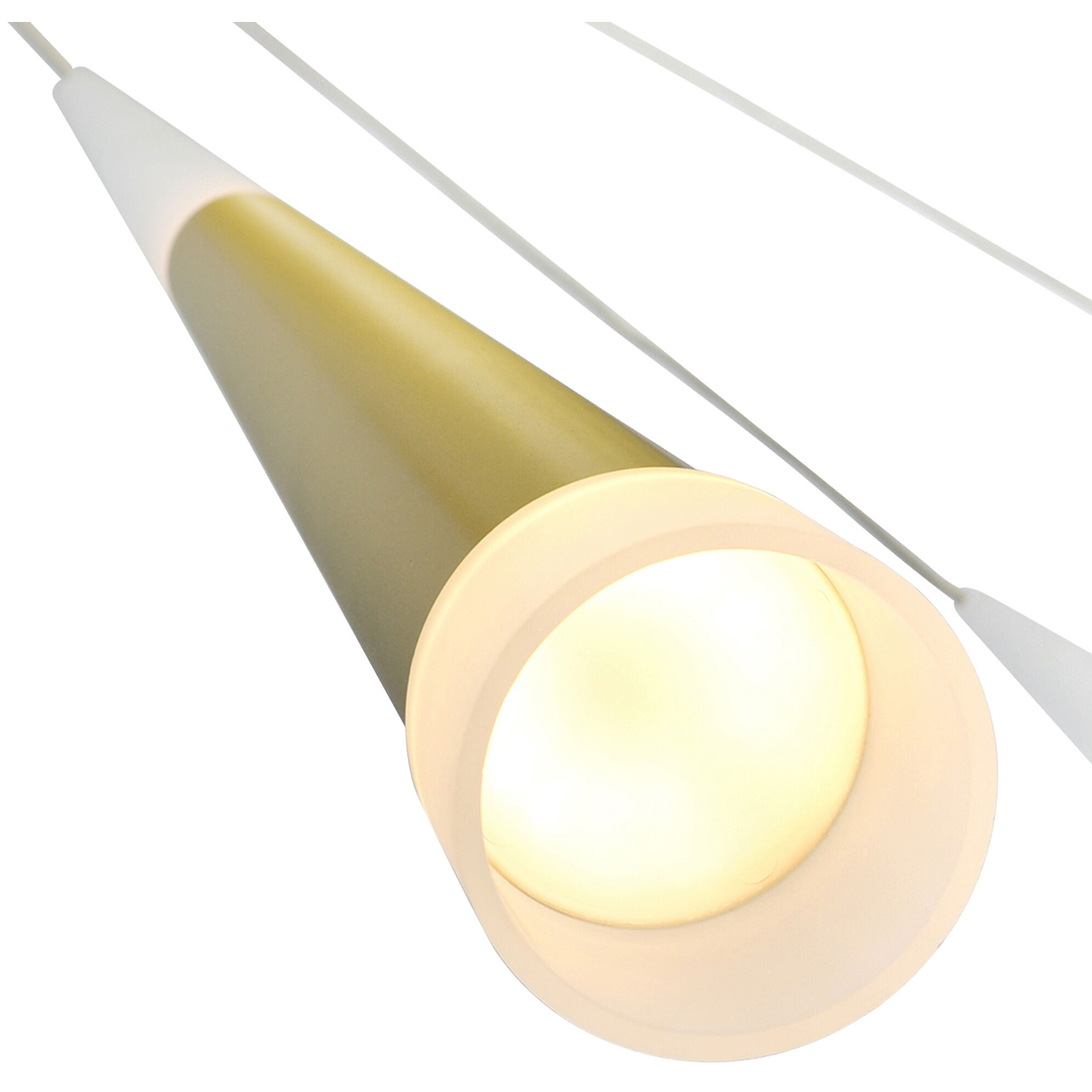 Andes LED 16 inch Satin Gold Multi Light Pendant Ceiling Light