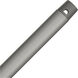 Fan Accessory Matte Silver Fan Downrod, 18"