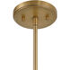 Fenton 1 Light 10 inch Legacy Brass Pendant Ceiling Light