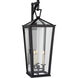 Chapman & Myers DarlanaO 3 Light 31.5 inch Bronze Outdoor Bracketed Wall Lantern, Large