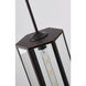 Canada 1 Light 8.5 inch Bronzed Black Outdoor Pendant