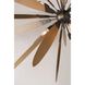 Dragonfly 10 Light 60 inch Bronze With Satin Leaf Chandelier Ceiling Light