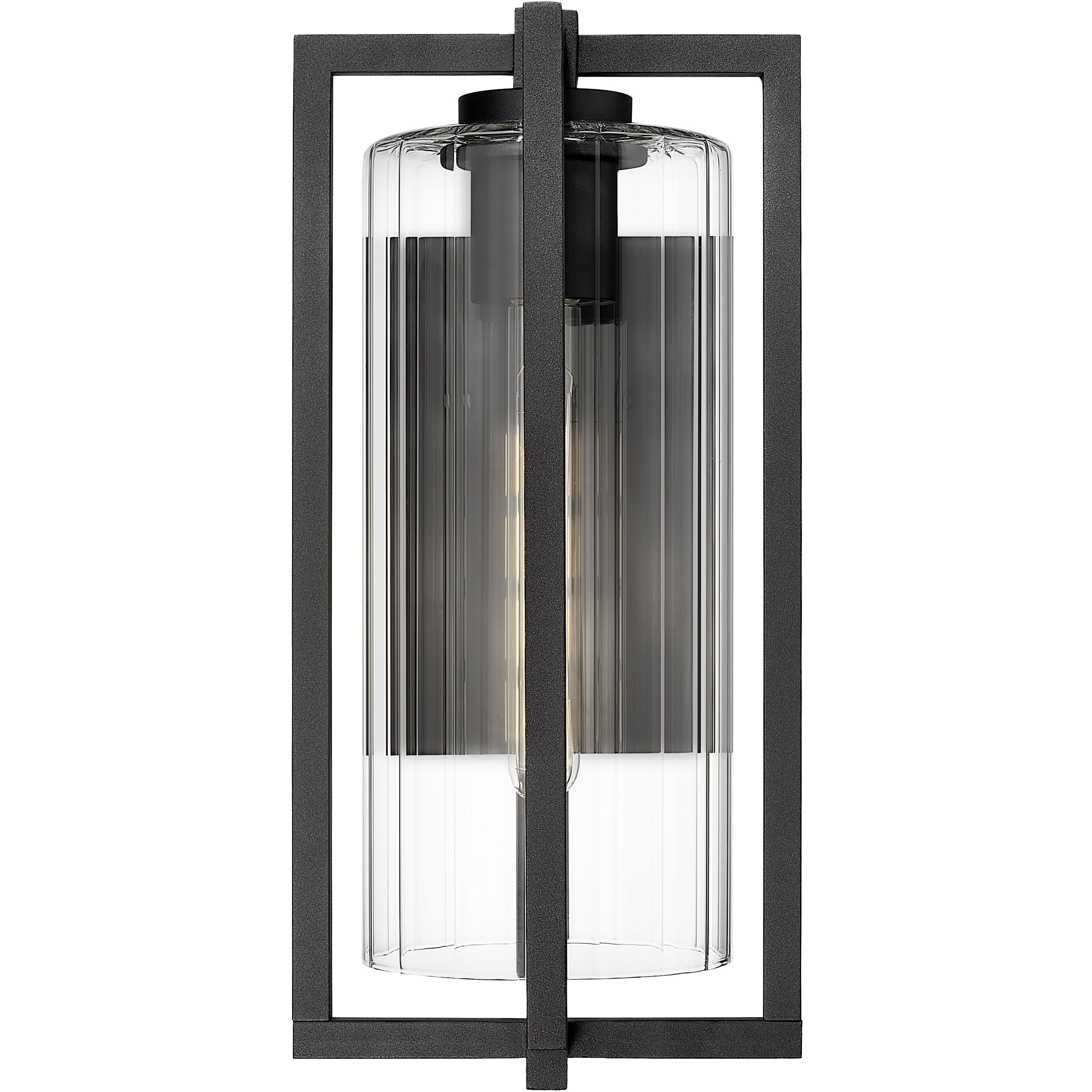 Aura Outdoor Wall Light in Black, G9