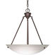 Brentwood 3 Light 22.5 inch Old Bronze Pendant Ceiling Light