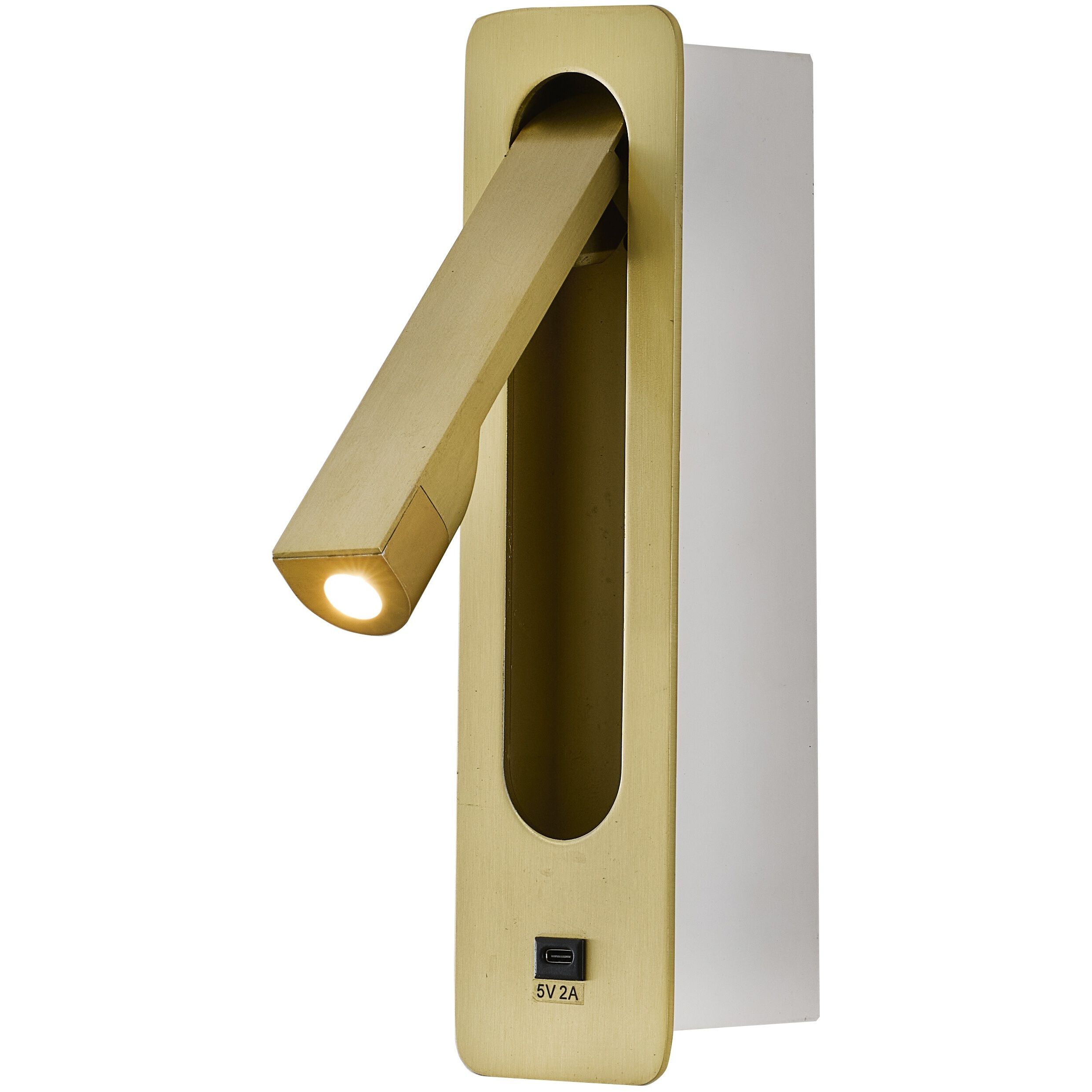 Canada Wall Sconce Wall Light in Satin Brass