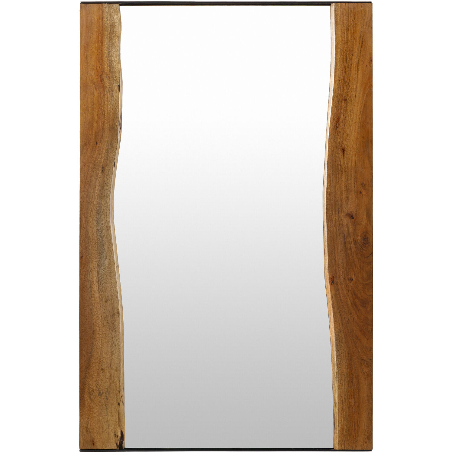 Fujian 36 X 24 inch Brown Accent Mirror