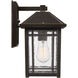 Cedar Point 1 Light 13 inch Palladian Bronze Outdoor Wall Lantern