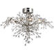 Cluster LED 28.5 inch Polished Nickel Semi-Flush Mount Ceiling Light