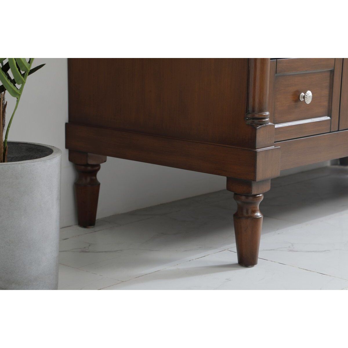 Lexington 48 X 21.5 X 35 inch Walnut Vanity Sink Set