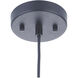 Pill 1 Light 4.25 inch Flat Black Mini Pendant Ceiling Light