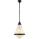 Visual Comfort Thomas O'Brien Gale 1 Light 16 inch Bronze Pendant Ceiling Light in White Glass TOB5156BZ-WG - Open Box