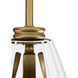 Rossmoor 1 Light 7 inch Luxe Gold Pendant Ceiling Light