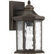 Shipley 1 Light 13 inch Antique Bronze Outdoor Wall Lantern, Medium