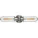 Austere Muselet 2 Light 22 inch Brushed Satin Nickel Bath Vanity Light Wall Light in Incandescent, Austere