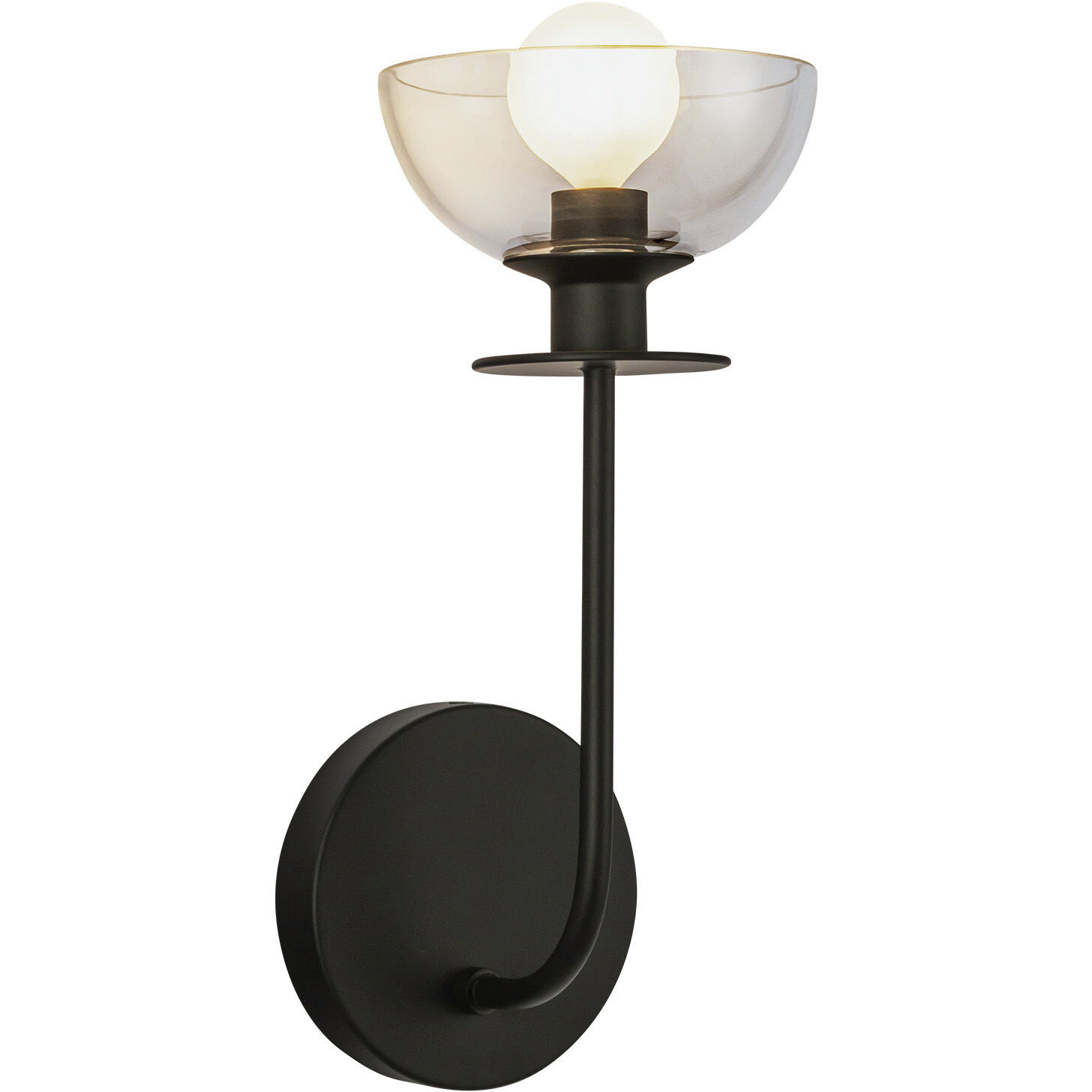 Alora Mood Sylvia Wall/Vanity Light Wall Light in Matte Black