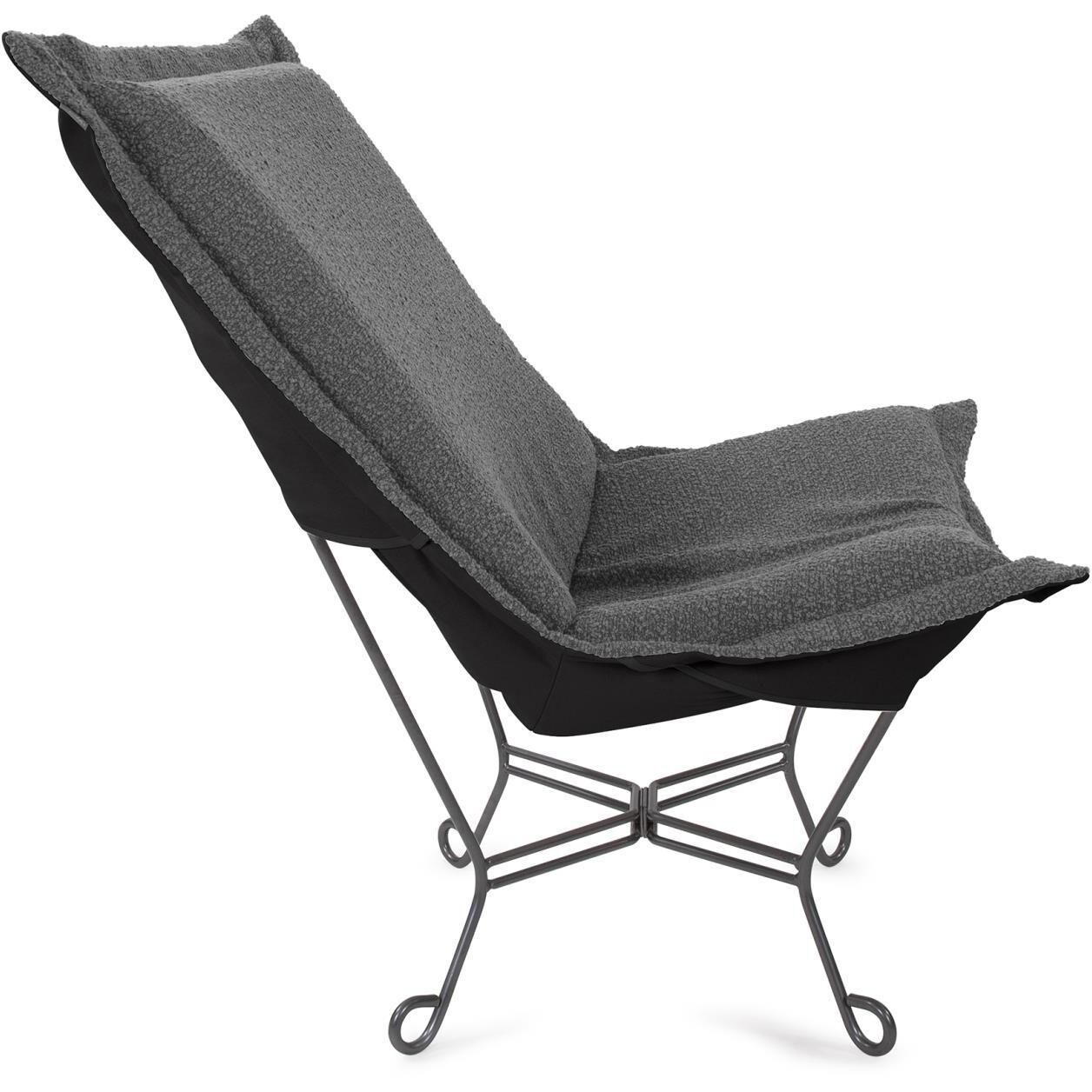 Barbet Charcoal Chair