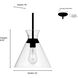 Amarella 1 Light 10 inch Modern Gold Pendant Ceiling Light