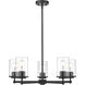 Thayer 5 Light 26 inch Matte Black Chandelier Ceiling Light