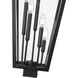 Gannon 5 Light 38.75 inch Black Outdoor Post Mounted Fixture in G9