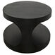 Eclipse 49 X 29 inch Matte Black Coffee Table, Oval
