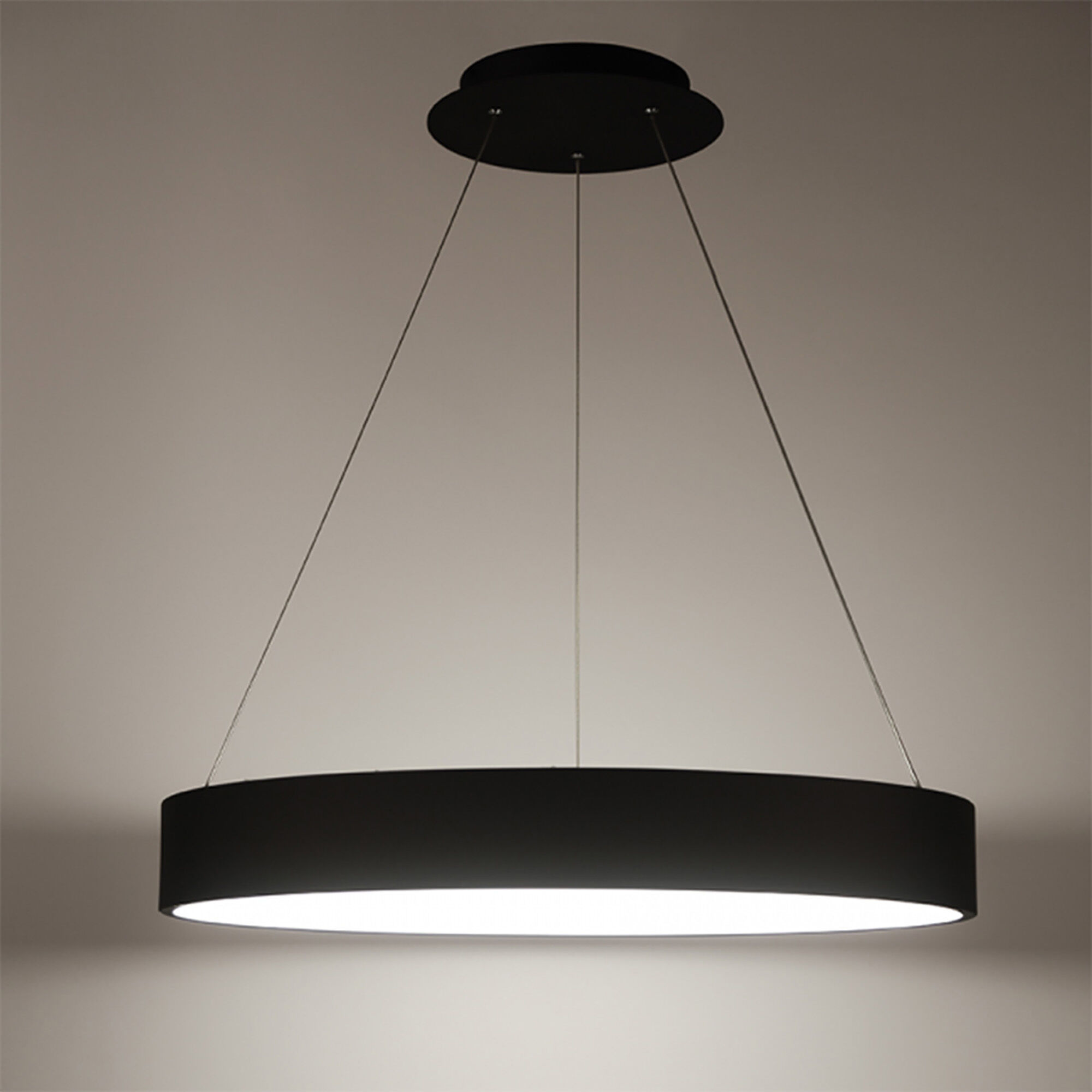Corso LED 31.5 inch Black Pendant Ceiling Light, dweLED