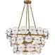 Kintrel 4 Light 28.75 inch Legacy Brass Pendant Ceiling Light