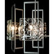 Geo 6 Light 31.3 inch Sterling Pendant Ceiling Light in Clear