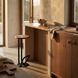 Hook 30 inch Matte Black Bar Stool, Left