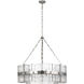 Suzanne Kasler Solera LED 37.25 inch Polished Nickel Barrel Chandelier Ceiling Light