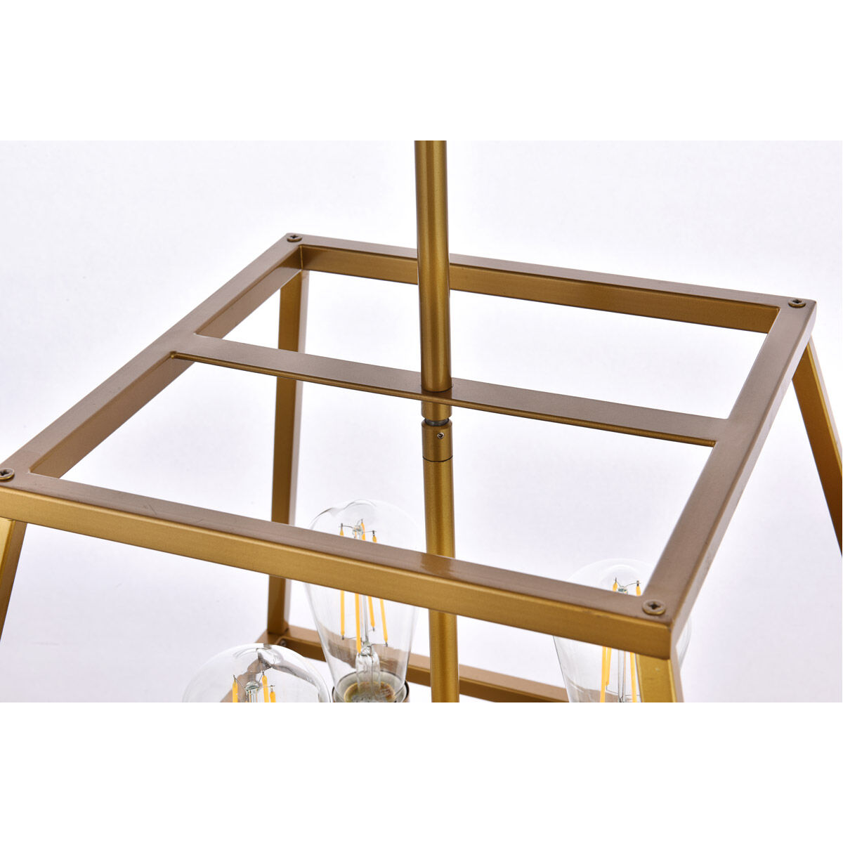 Declan 4 Light 16 inch Brass Pendant Ceiling Light