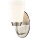 Winslow 1 Light 6 inch Brushed Nickel Vanity Light Wall Light