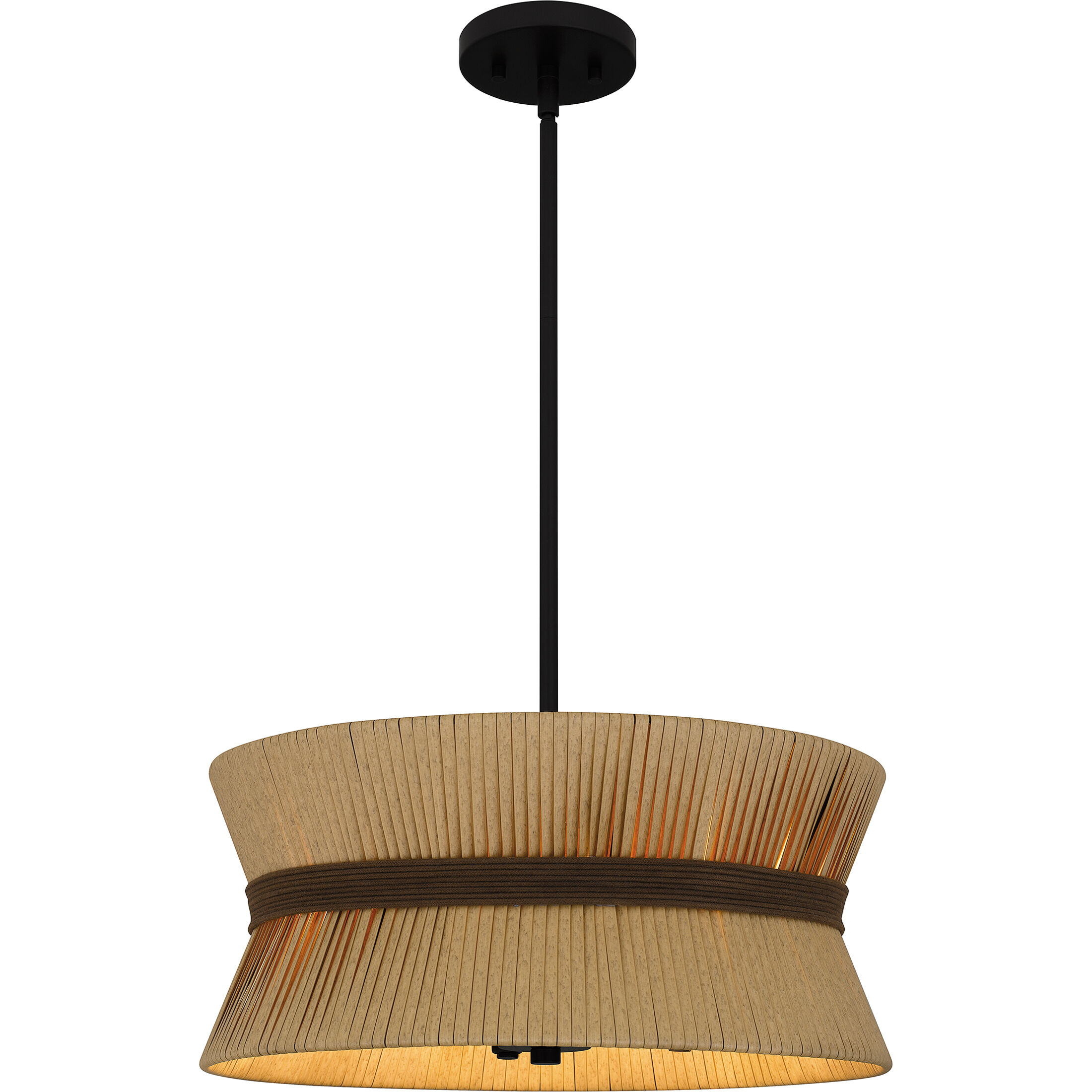 Delynn 4 Light 18 inch Western Bronze Pendant Ceiling Light, Large