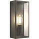 Messina 1 Light 13.78 inch Bronze Exterior Wall Light