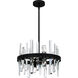 Regal 8 Light 15.75 inch Matte Black Pendant Ceiling Light, Large