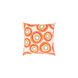 Miranda 20 X 20 inch Bright Yellow and Bright Orange Throw Pillow