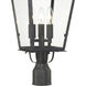Dumont 3 Light 23 inch Graphite Outdoor Post