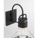 Calen 1 Light 15.5 inch Dark Matte Black Outdoor Wall Sconce
