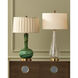 Lamartine 30.5 inch 150 watt Green and Antique Brass Table Lamp Portable Light