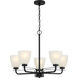 Kaitlen 5 Light 26.25 inch Coal Chandelier Ceiling Light