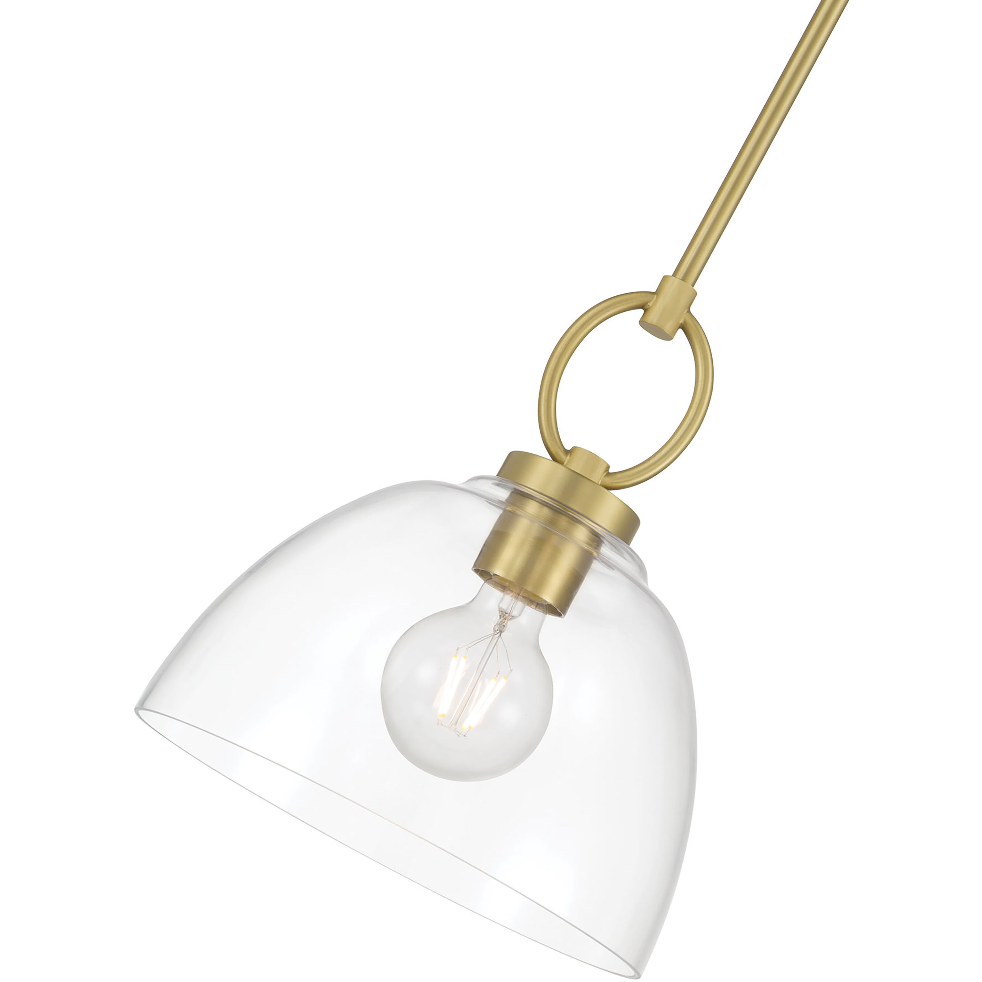 Velto 1 Light 10 inch Vintage Brass Pendant Ceiling Light