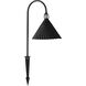 Odette Black Outdoor Lamp, Garden Light