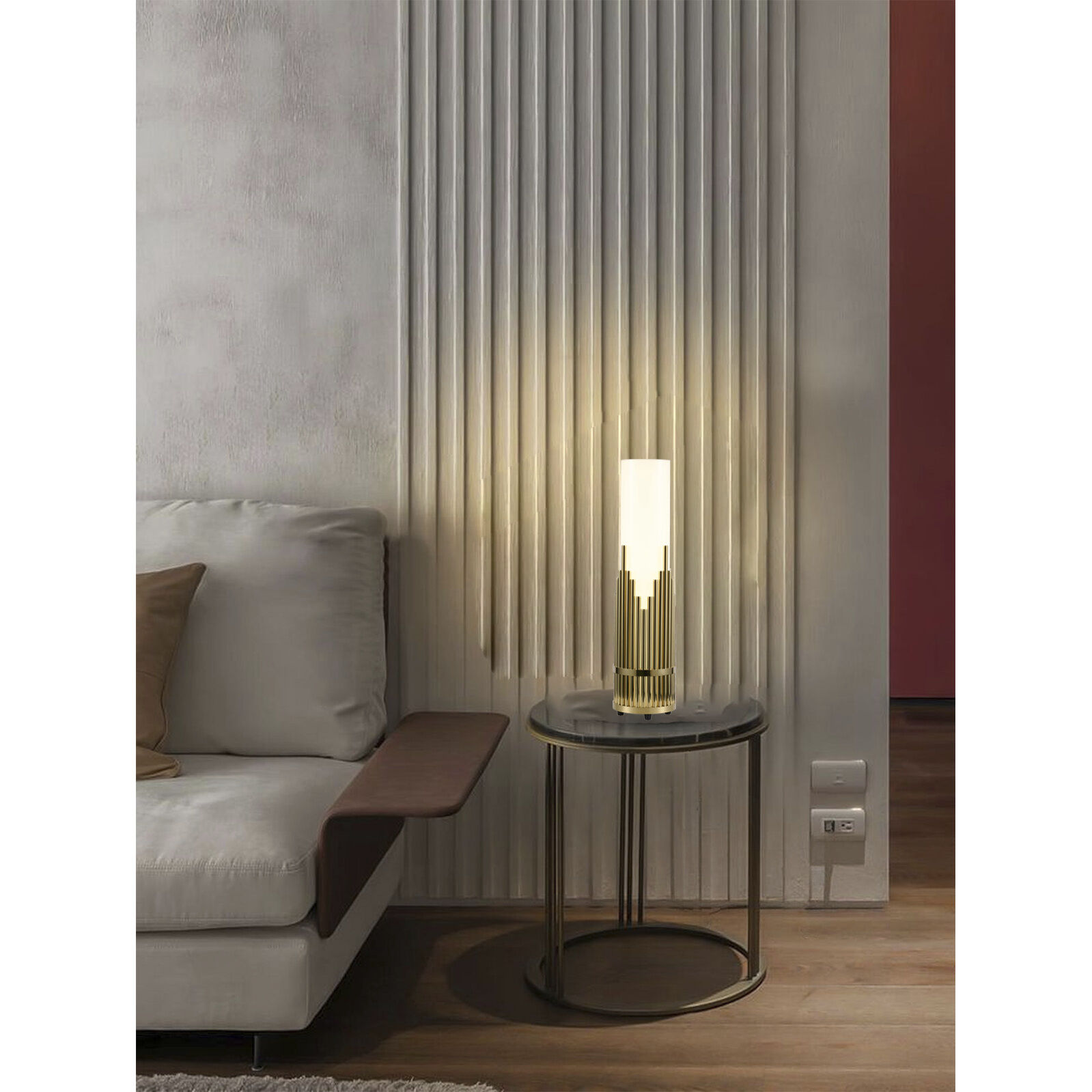 Canada 23.6 inch 40 watt Champagne Gold Table Lamp Portable Light