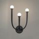 Dahlia LED 7 inch Plaster Black Wall Sconce Wall Light