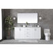 Hayes 72 X 22 X 35 inch White Vanity Sink Set