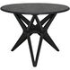 Victor 39 X 39 inch Charcoal Black Dining Table