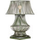 Tuteurs 34 inch 150 watt Distressed Green Table Lamp Portable Light